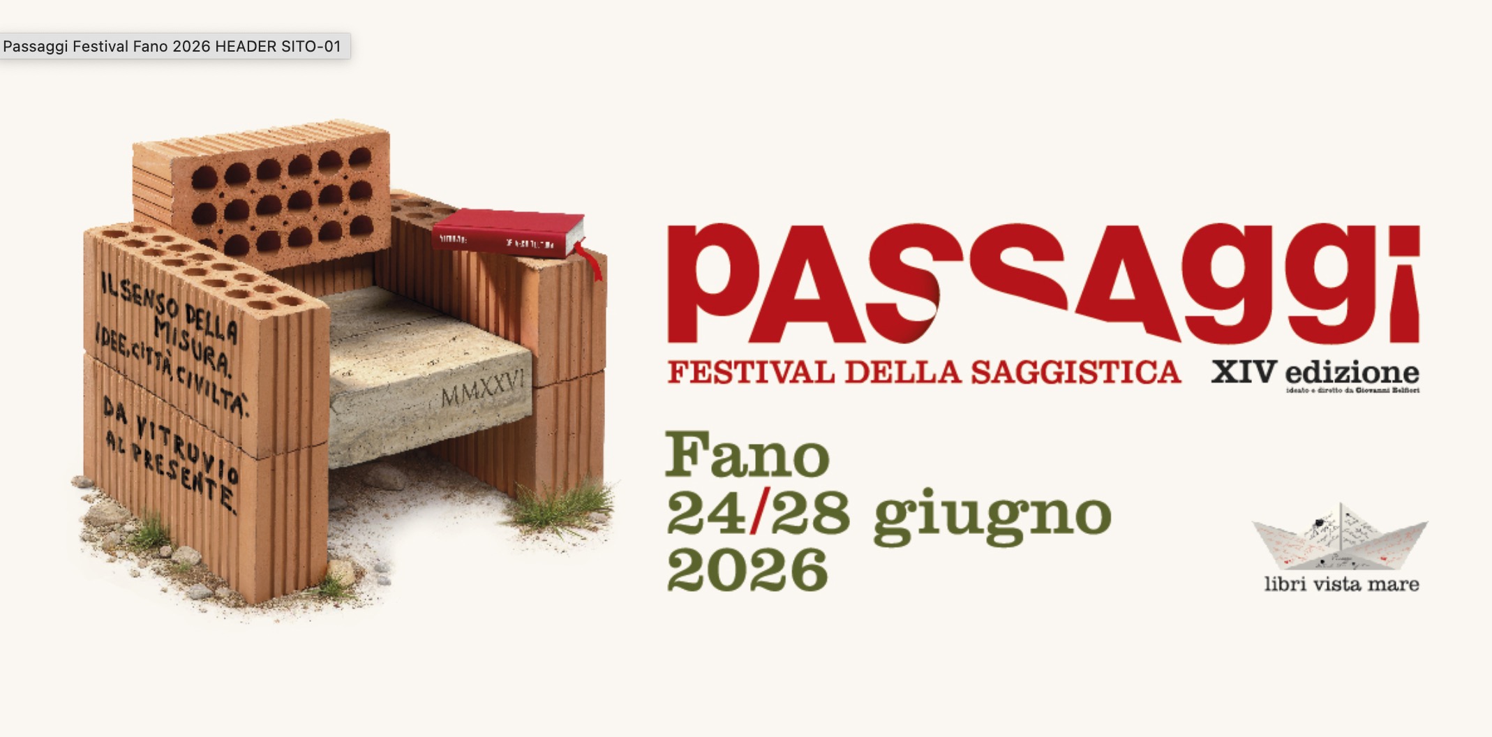 Passaggi Festival 2026 a Fano: Vitruvio e il senso della misura tra mare e libri