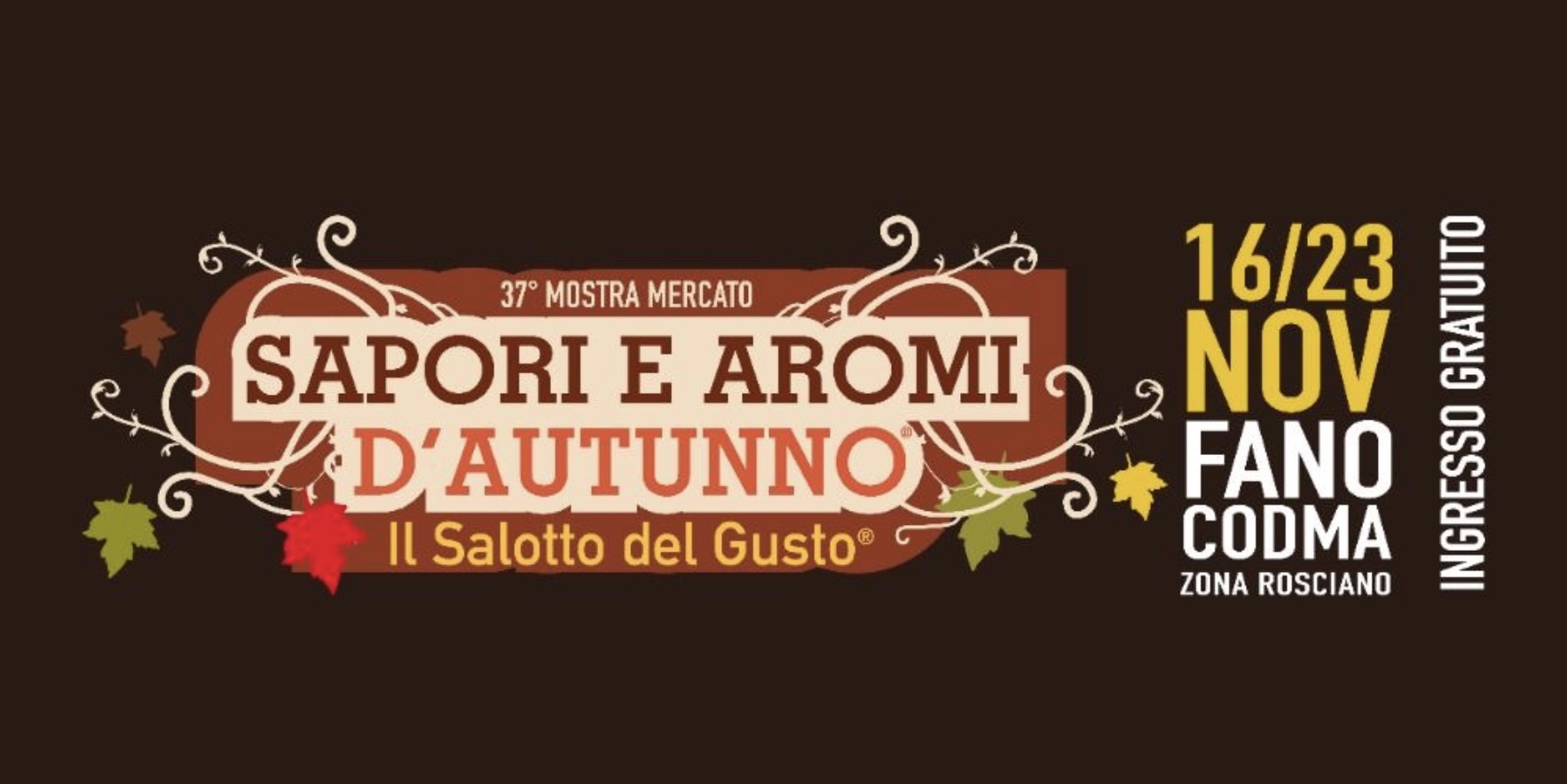 Sapori e Aromi d’Autunno returns to the Codma in Fano!