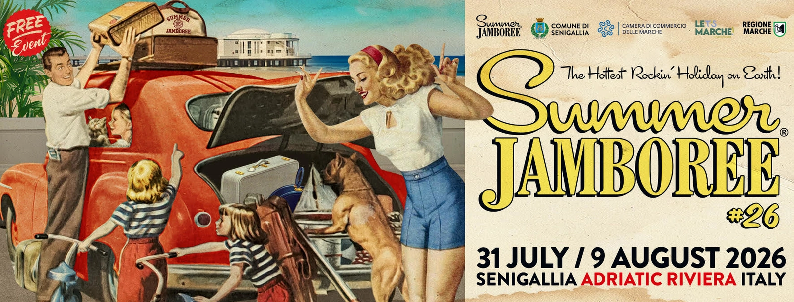 Summer Jamboree 2026: Senigallia pronta alla "Hottest Rockin' Holiday on Earth"